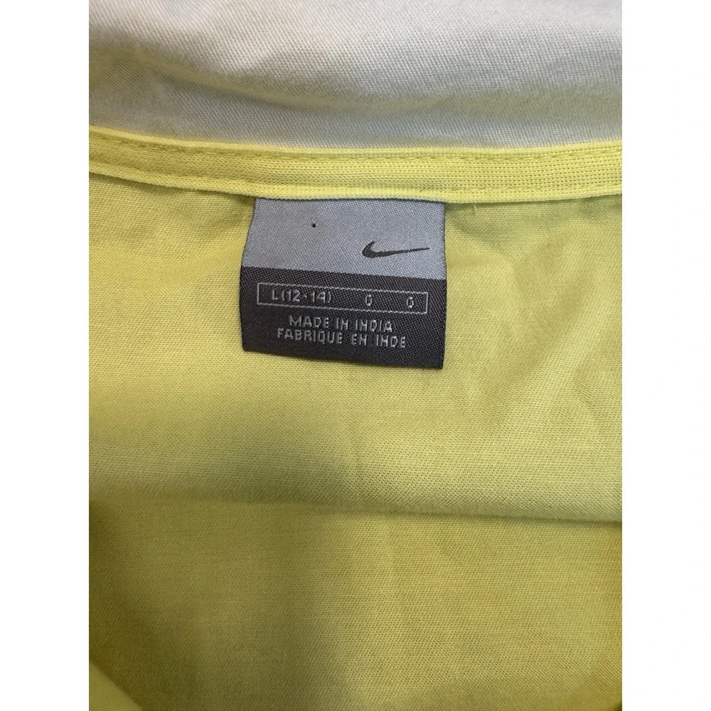 NIKE Size Small Jacket‎ Running Dry-Fit Wind Breaker Play Up Yellow White Black